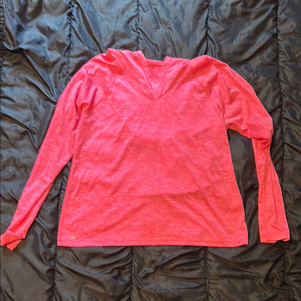 Women's Pink Long Sleeve Top